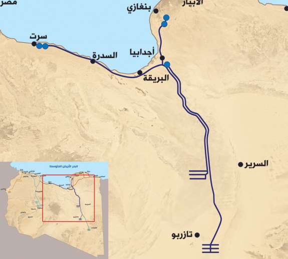 السرير / سرت - تازربو / بنغازي